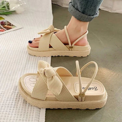 Butterfly-Knot Summer Flip Flops Sandals