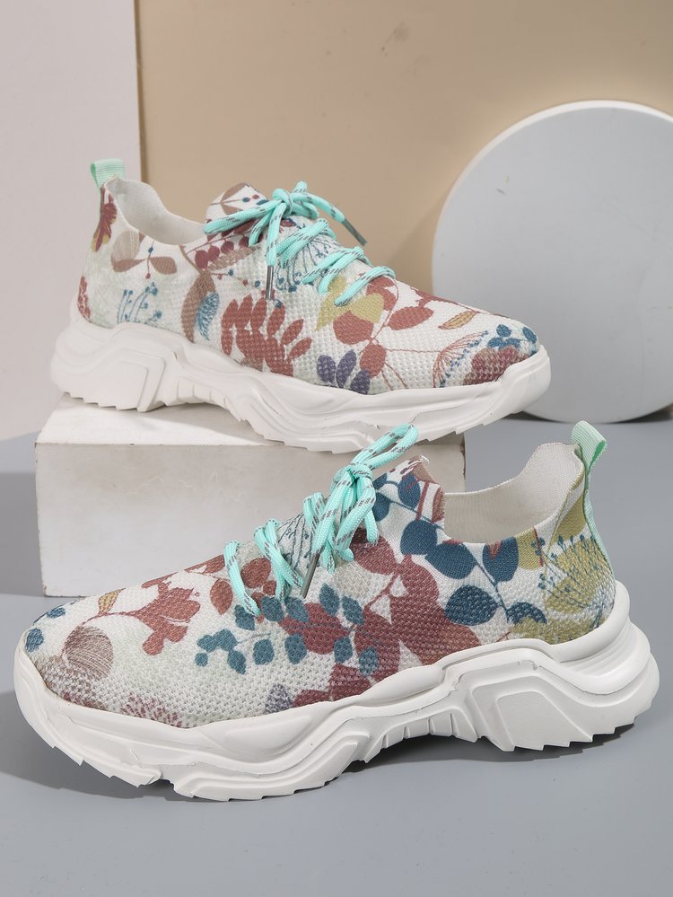 Orthopedic Floral Sneakers