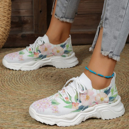 Orthopedic Floral Sneakers