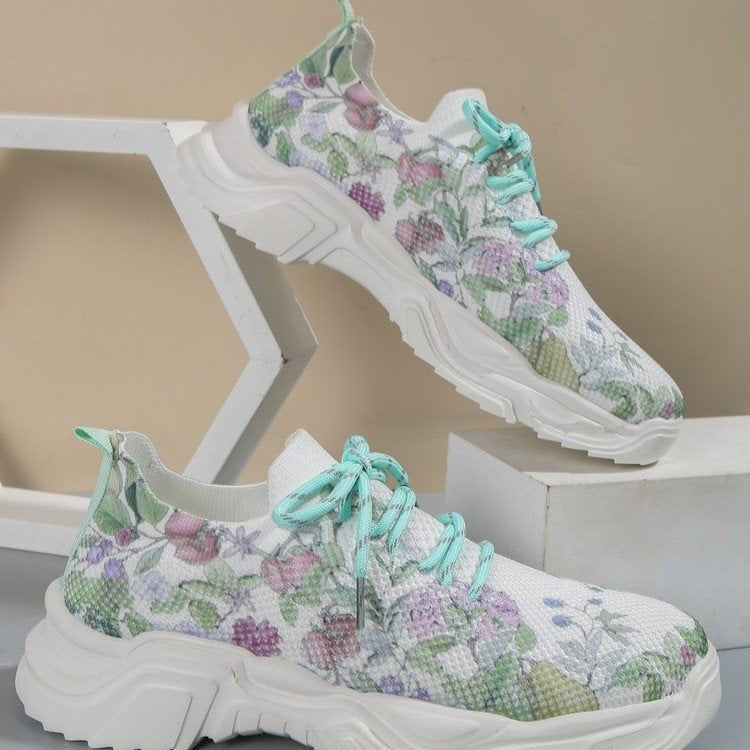 Orthopedic Floral Sneakers