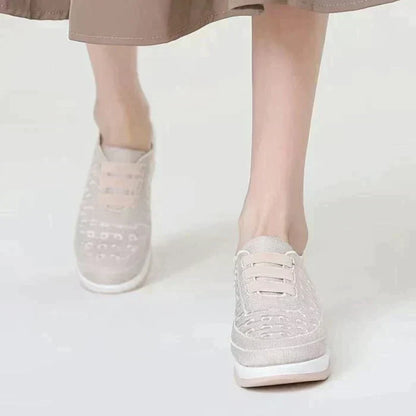 Front lace-up shoes