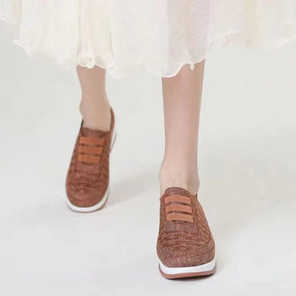 Front lace-up shoes