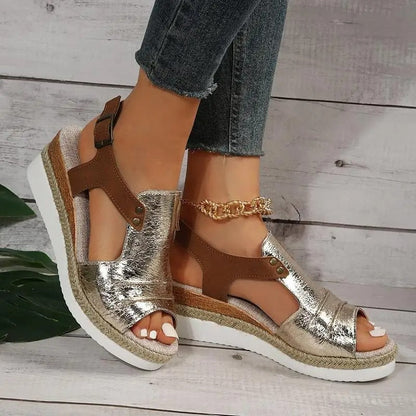 Bohemian Wedge Sandals