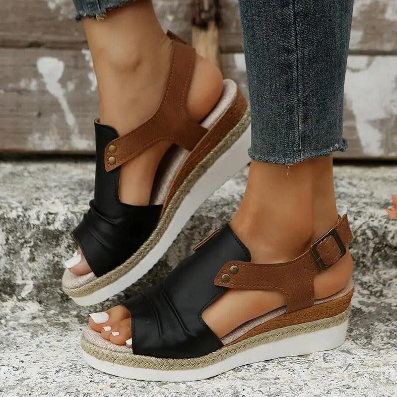 Bohemian Wedge Sandals