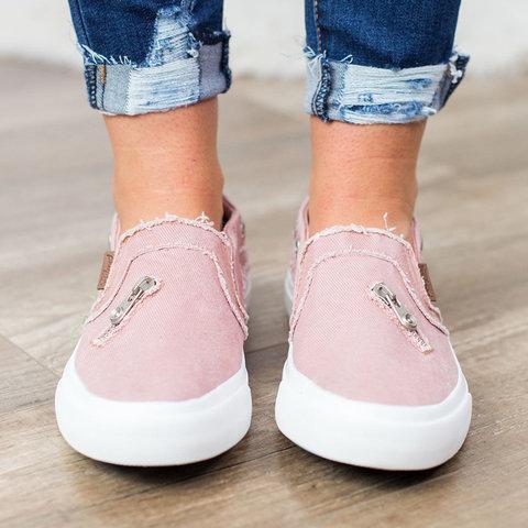 Denim Plain Canvas Shoes