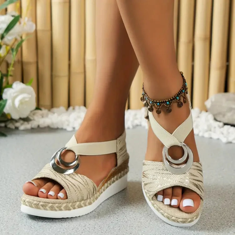 Bohemian Style Slip-On Sandals