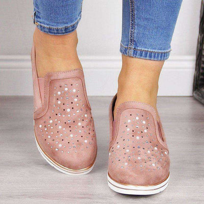 Slip On Sparkly Vulcanized Shoes