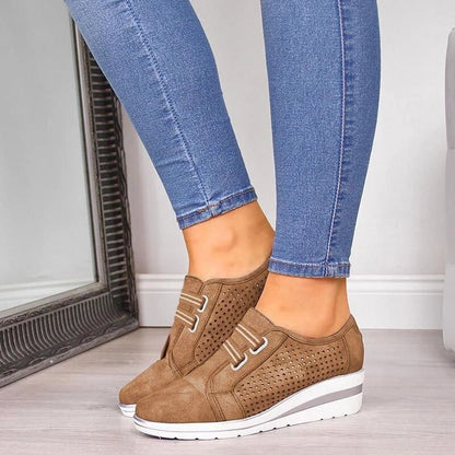 Ladies Wedge Heel Sneakers