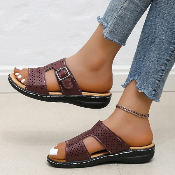 Buckle Platform Walking Sandals