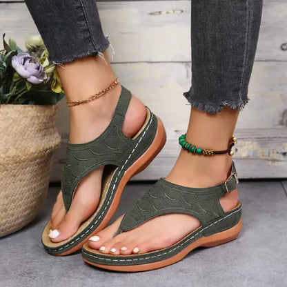 Buckle Strap Slingback Shoes Sandals