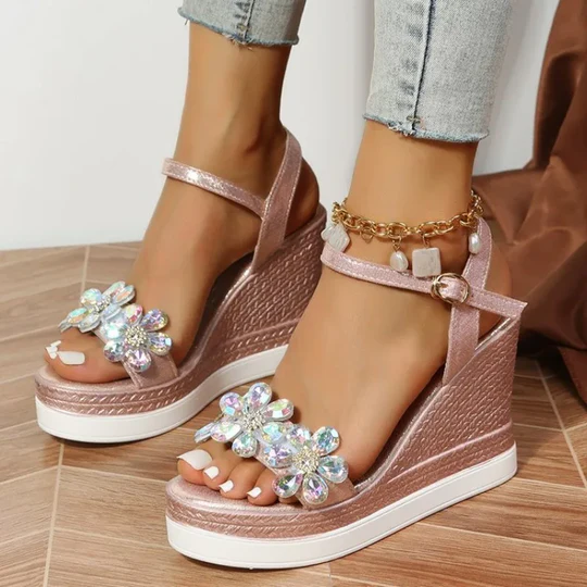 Ankle Strap Wedge Sandals