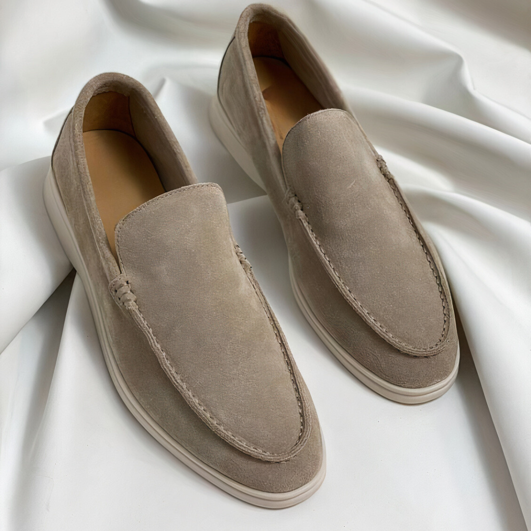 Flat Leather Loafers