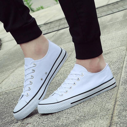 Classic low-cut lace up sneakers