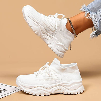 Sporty Fabric Chunky Sneakers