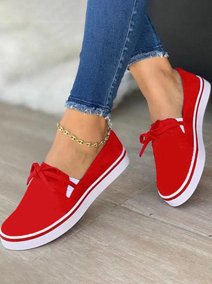 Comfortable Soft Casual Lace-Up Flats