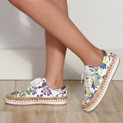 Easy trainers with flowers