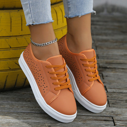 Dames Casual Flats Lage Top Sneakers