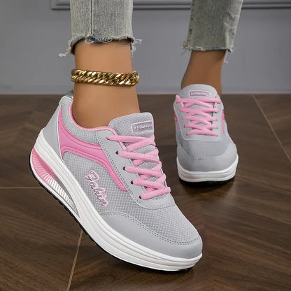 Sporty Lace-Up And Walking Shoes