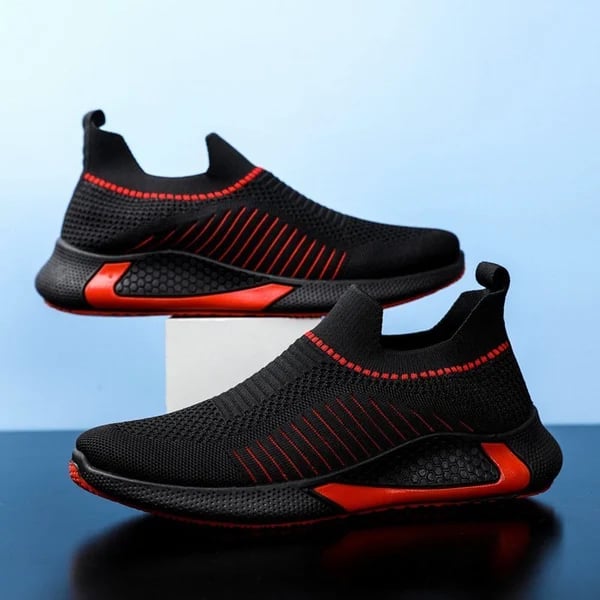 Breathable Man Sneakers Slip On Loafer Shoe