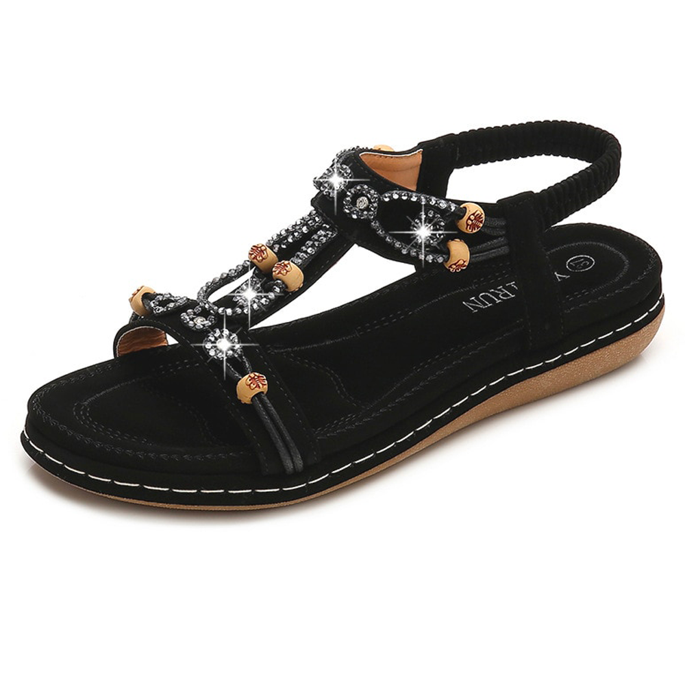 Bead Slip On Sandals