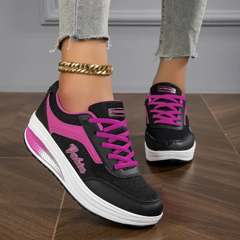 Sporty Lace-Up And Walking Shoes