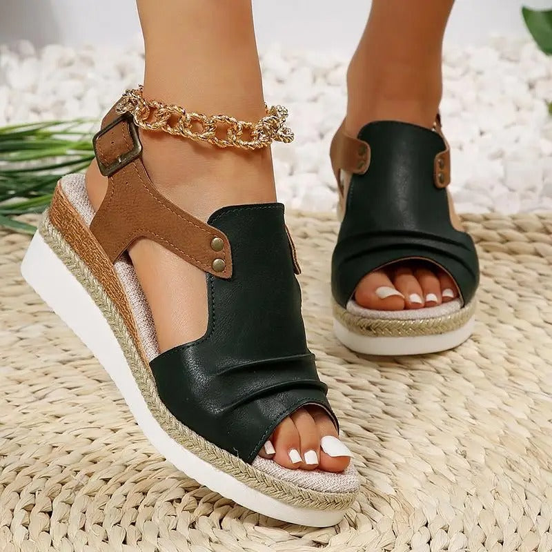 Bohemian Wedge Sandals