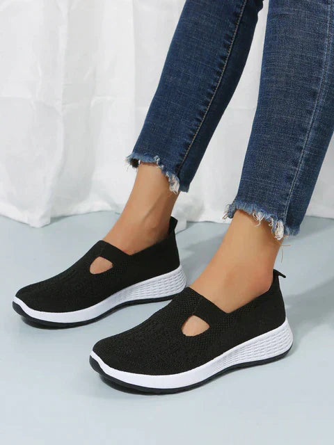 Non-Slip Slip-On Casual Flat Cloth Shoes