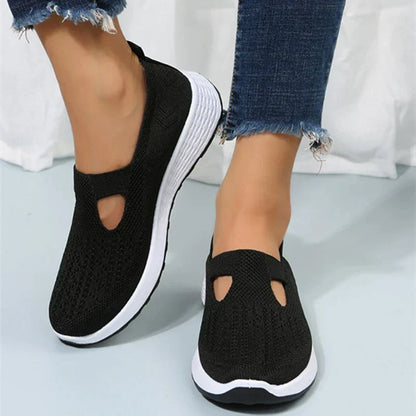 Non-Slip Slip-On Casual Flat Cloth Shoes