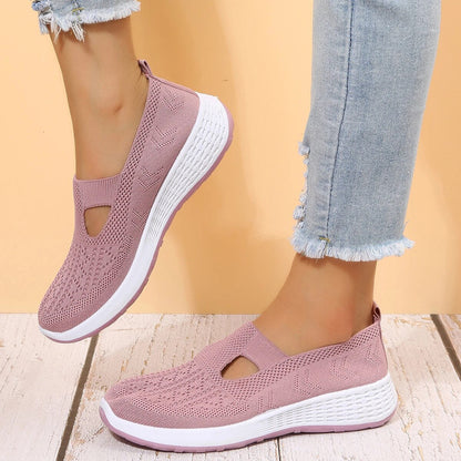 Non-Slip Slip-On Casual Flat Cloth Shoes