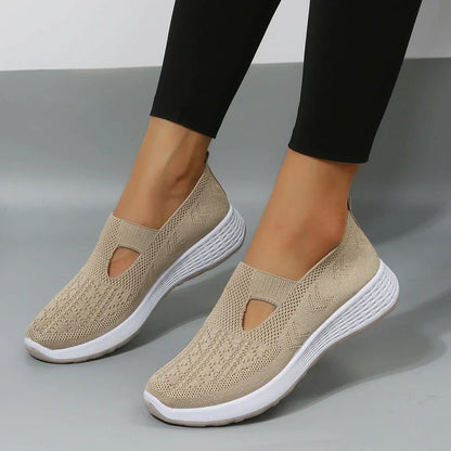 Non-Slip Slip-On Casual Flat Cloth Shoes