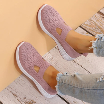 Non-Slip Slip-On Casual Flat Cloth Shoes