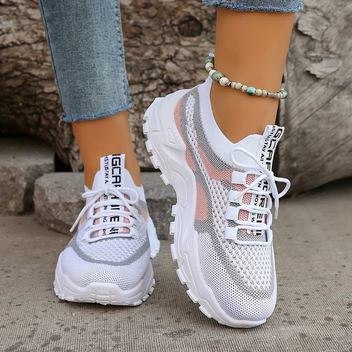 New summer women's Breathable Mesh surface shoes