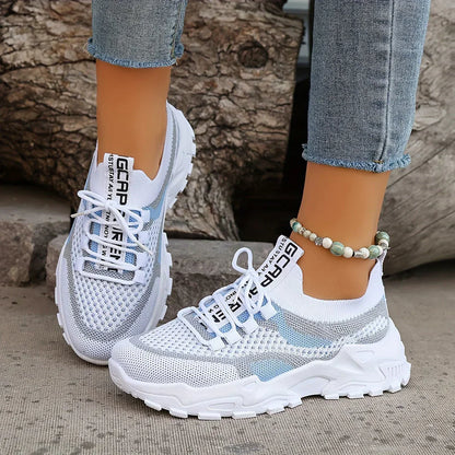 New summer women's Breathable Mesh surface shoes