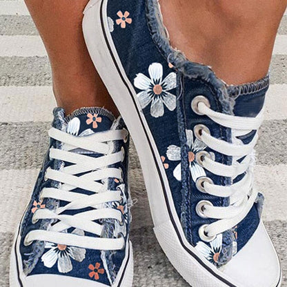 Fashion Lace Shoes Ladies Casual Shoes