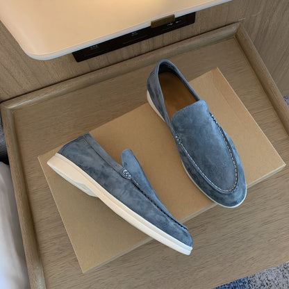 Flat Leather Loafers