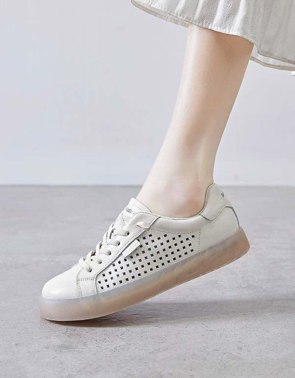 Leather Womens Sneakers