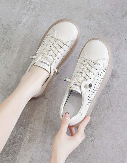 Leather Womens Sneakers