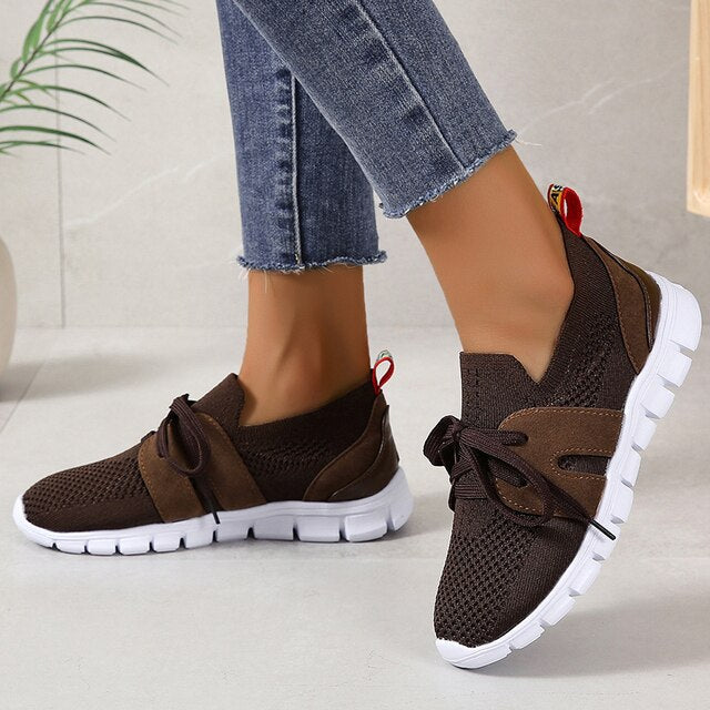 Chic Women's Vulcanized Wedge Sneakers