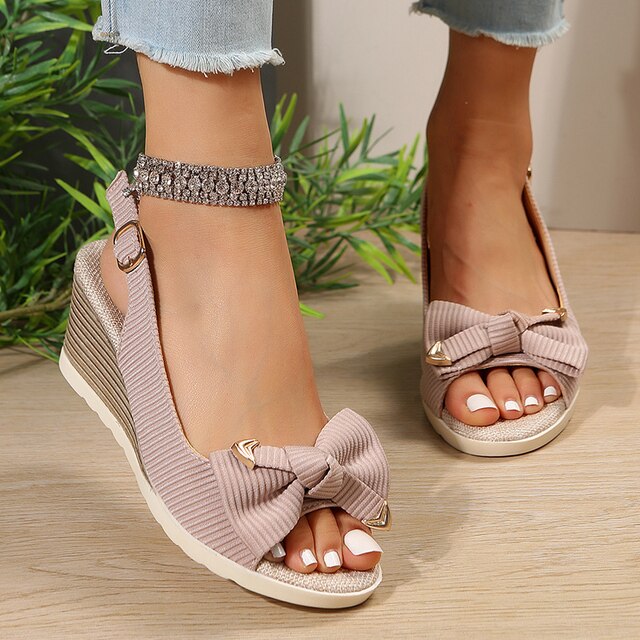 Bowknot Women's Wedge Heels