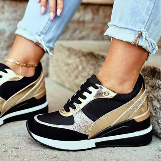 Orthopedische gouden sneakers