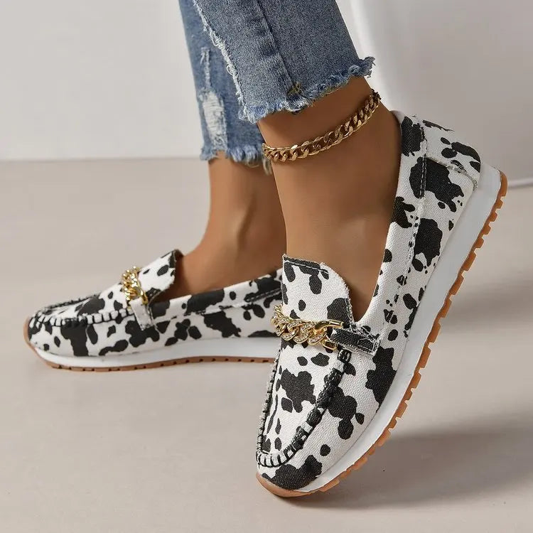 Easy to Wear Printed Loafers