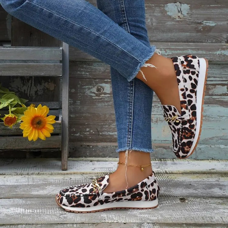 Easy to Wear Printed Loafers