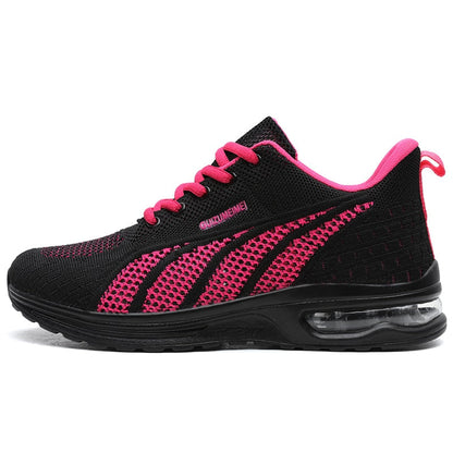 Breathable Orthopedic Ladies Casual Pink Sneakers