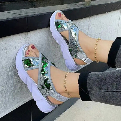 Beach Platform Summer Sandals