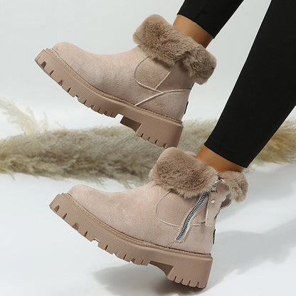 Thick Bottom Non Slip Plush Warm Snow Boots Oshnow