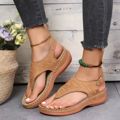 Buckle Strap Slingback Shoes Sandals