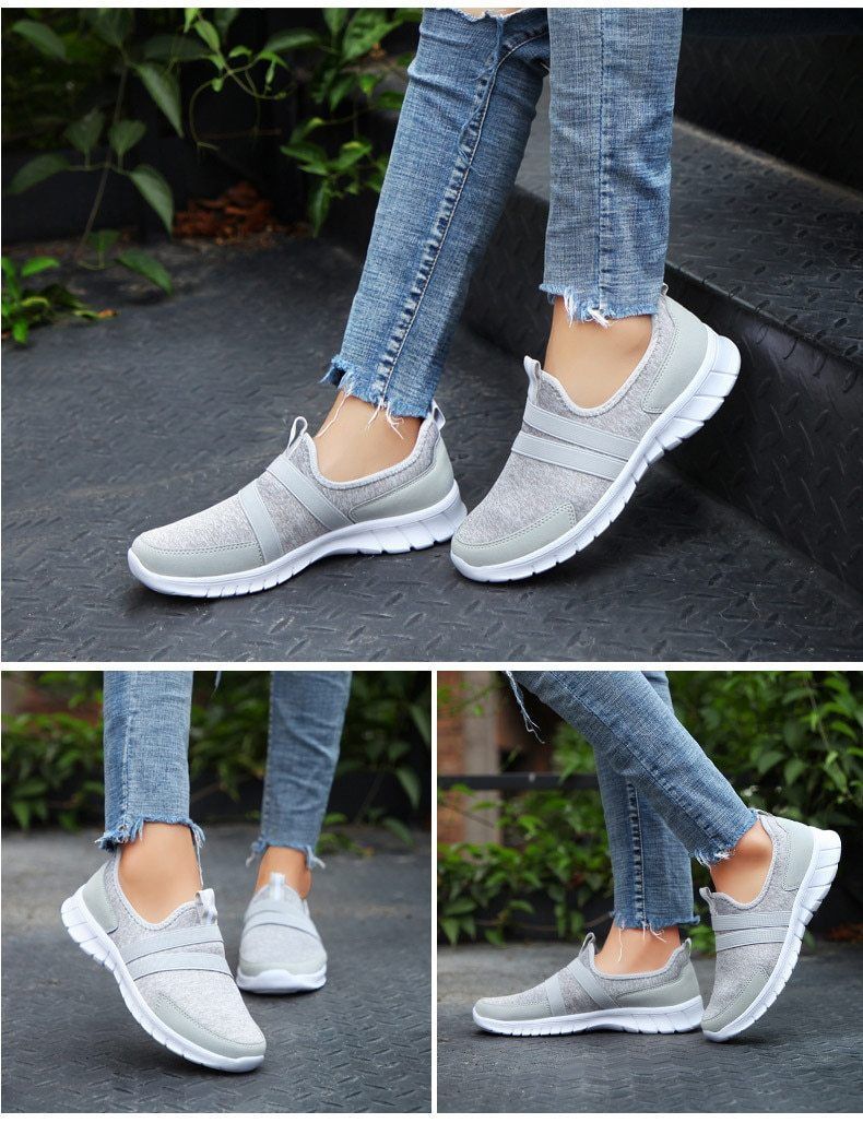 Mesh Slip On Sneakers for Women