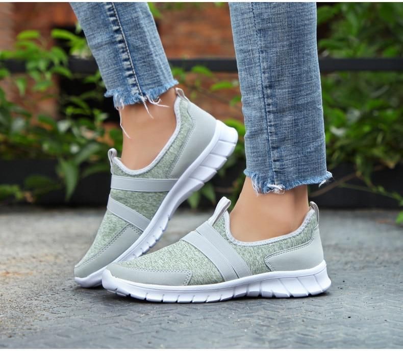 Mesh Slip On Sneakers for Women