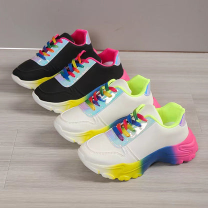 Female Platform Wedge Sneakers