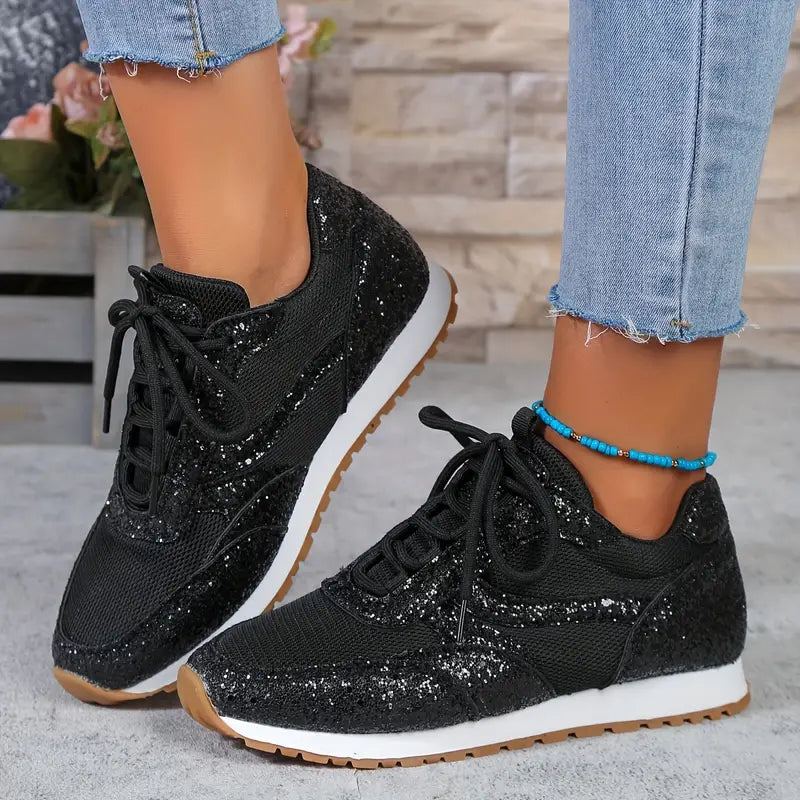 Sequined Sneakers for Women